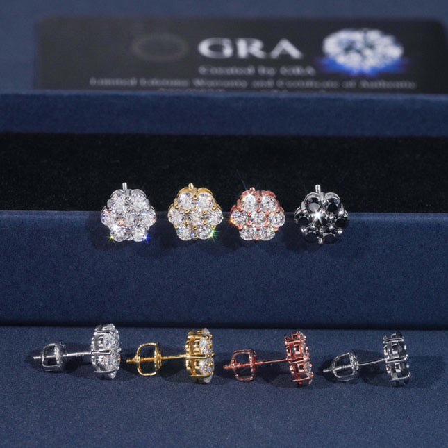 925 Silver Moissanite Earrings – Timeless Sparkle, Diamond Tester Approved