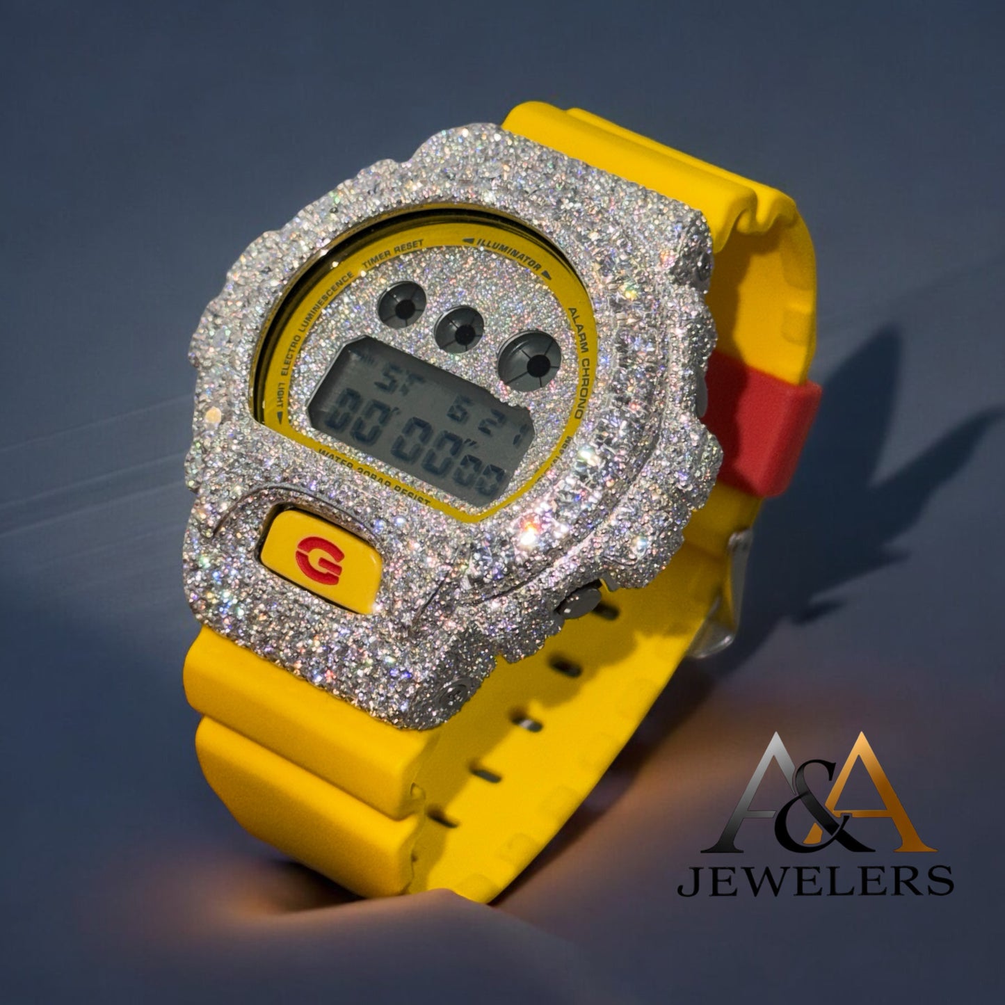 Mossanite Diamond Studded Men Watches | SKUID-MWMDS0001 | A&AJewelers