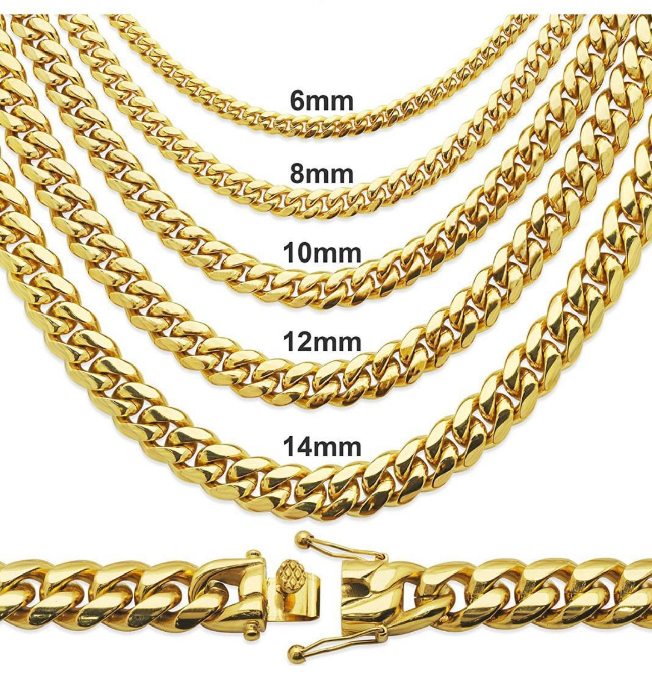 Miami Cuban chains