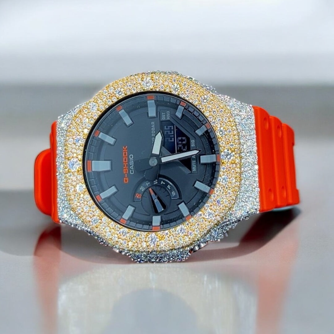 Mossanite Diamond Studded Men Watches | SKUID-MWMDS0001 | A&AJewelers