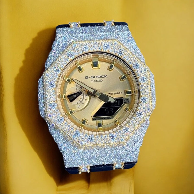 Mossanite Diamond Studded Men Watches | SKUID-MWMDS0001 | A&AJewelers