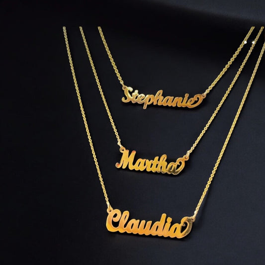 Gold Name Pendants | SKUID-GNP0001 | A&A Jewelers